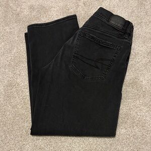 Women’s American Eagle AE Stretch Barrel Black Jeans